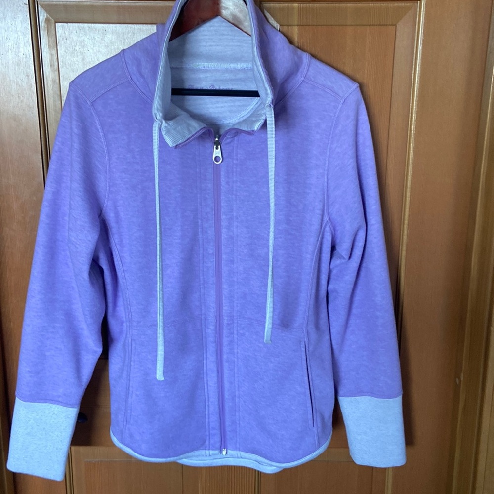 Tommy Bahama reversible purple sweatshirt